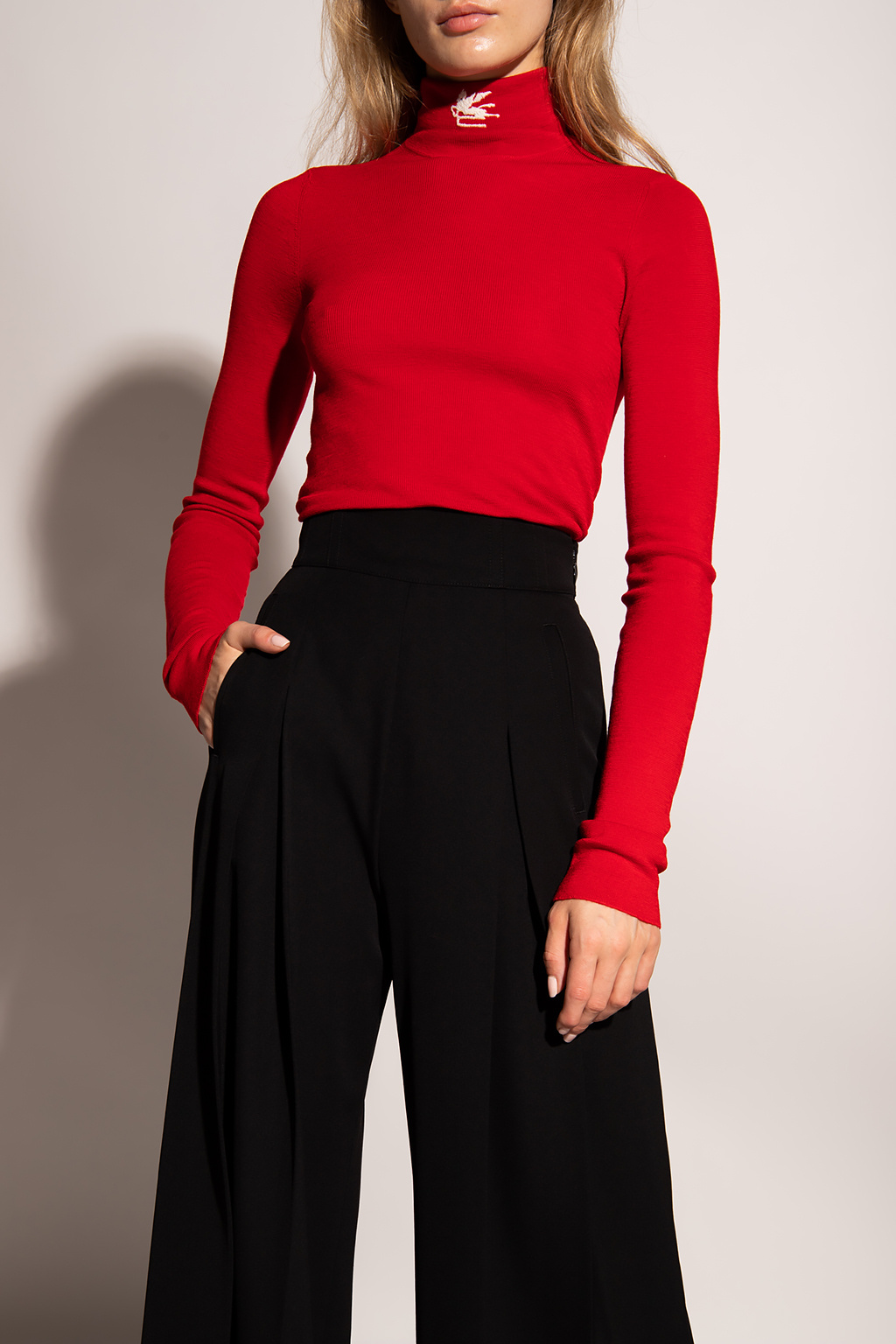 【送料&関税込】Etro Turtleneck With Embroidery SchaferandweinerShops Japan - embroidered turtleneck sweater